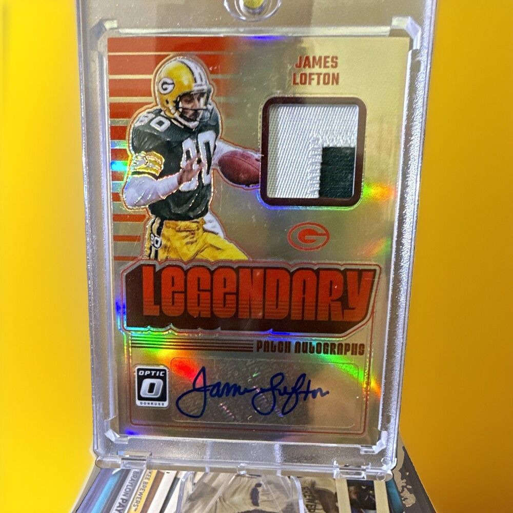 2024 Donruss Optic James Lofton Legendary Patch Auto 04/25 #LPA-JLN🔥